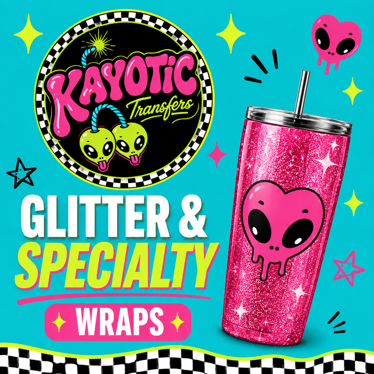 Glitter & Specialty UV Dtf wraps