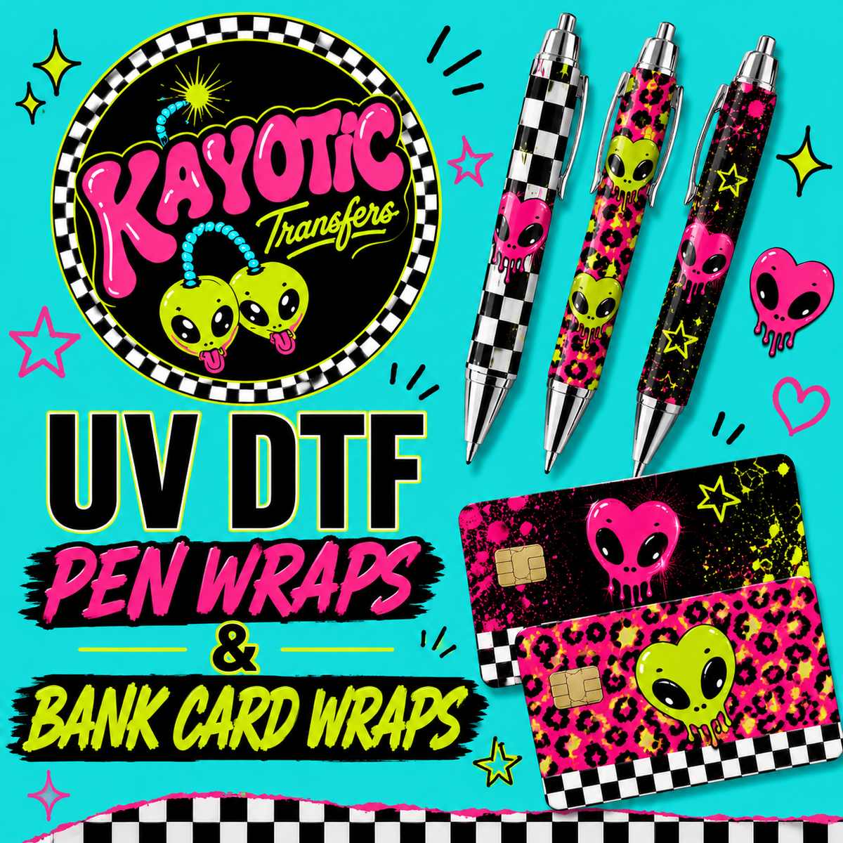 Pen wraps & bank card wraps