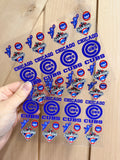 Uv DTF Pen & Bookmark wraps- 1 sheet 4 or 5pcs