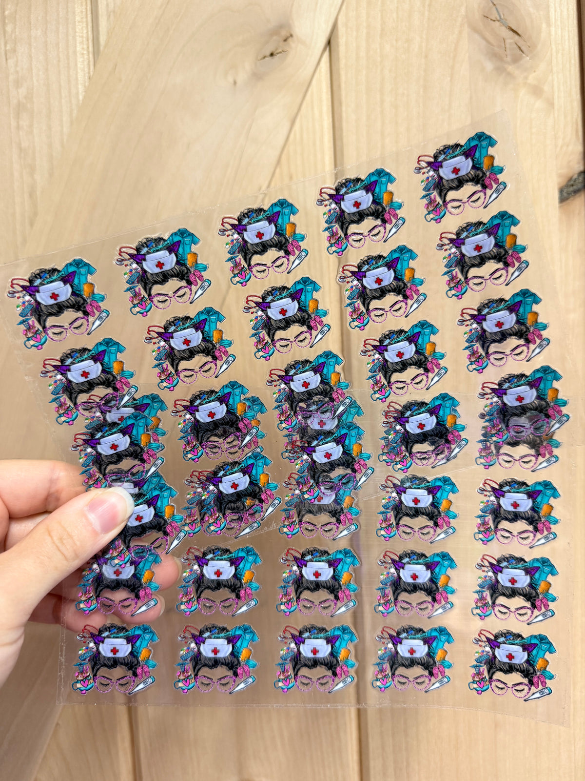 Uv DTF Pen & Bookmark wraps- 1 sheet 4 or 5pcs