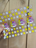 Uv DTF Pen & Bookmark wraps- 1 sheet 4 or 5pcs