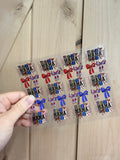 Uv DTF Pen & Bookmark wraps- 1 sheet 4 or 5pcs