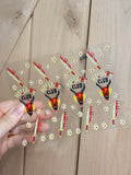 Uv DTF Pen & Bookmark wraps- 1 sheet 4 or 5pcs