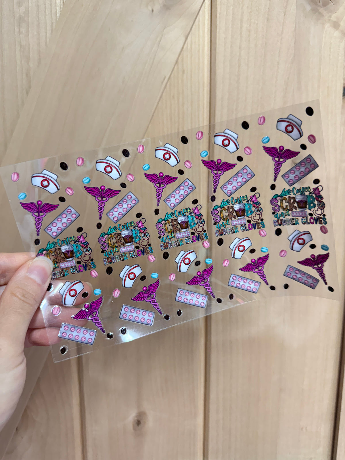 Uv DTF Pen & Bookmark wraps- 1 sheet 4 or 5pcs