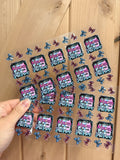 Uv DTF Pen & Bookmark wraps- 1 sheet 4 or 5pcs
