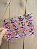 Uv DTF Pen & Bookmark wraps- 1 sheet 4 or 5pcs
