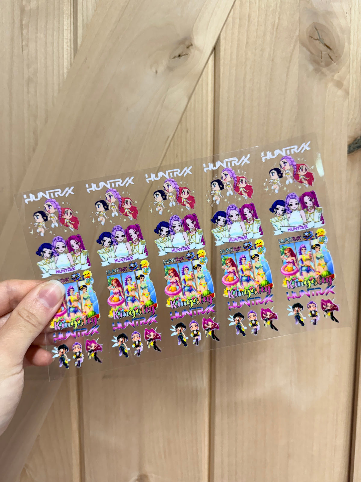 Uv DTF Pen & Bookmark wraps- 1 sheet 4 or 5pcs