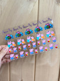 Uv DTF Pen & Bookmark wraps- 1 sheet 4 or 5pcs