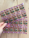 Uv DTF Pen & Bookmark wraps- 1 sheet 4 or 5pcs