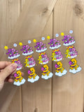 Uv DTF Pen & Bookmark wraps- 1 sheet 4 or 5pcs