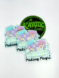 1- Acrylic flat back