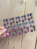 Uv DTF Pen & Bookmark wraps- 1 sheet 4 or 5pcs
