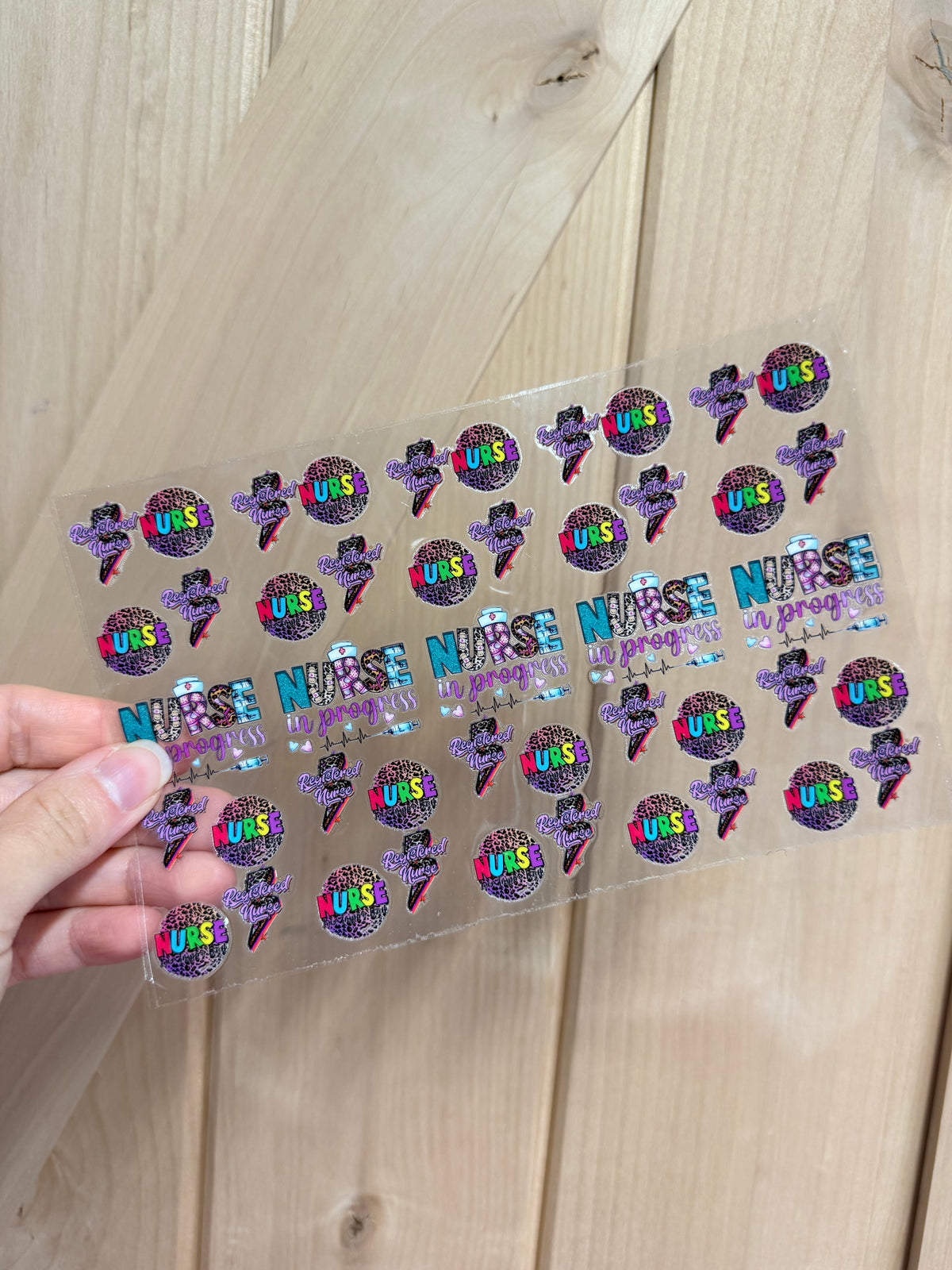 Uv DTF Pen & Bookmark wraps- 1 sheet 4 or 5pcs