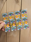 Uv DTF Pen & Bookmark wraps- 1 sheet 4 or 5pcs