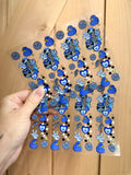 Uv DTF Pen & Bookmark wraps- 1 sheet 4 or 5pcs