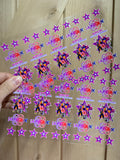 Uv DTF Pen & Bookmark wraps- 1 sheet 4 or 5pcs
