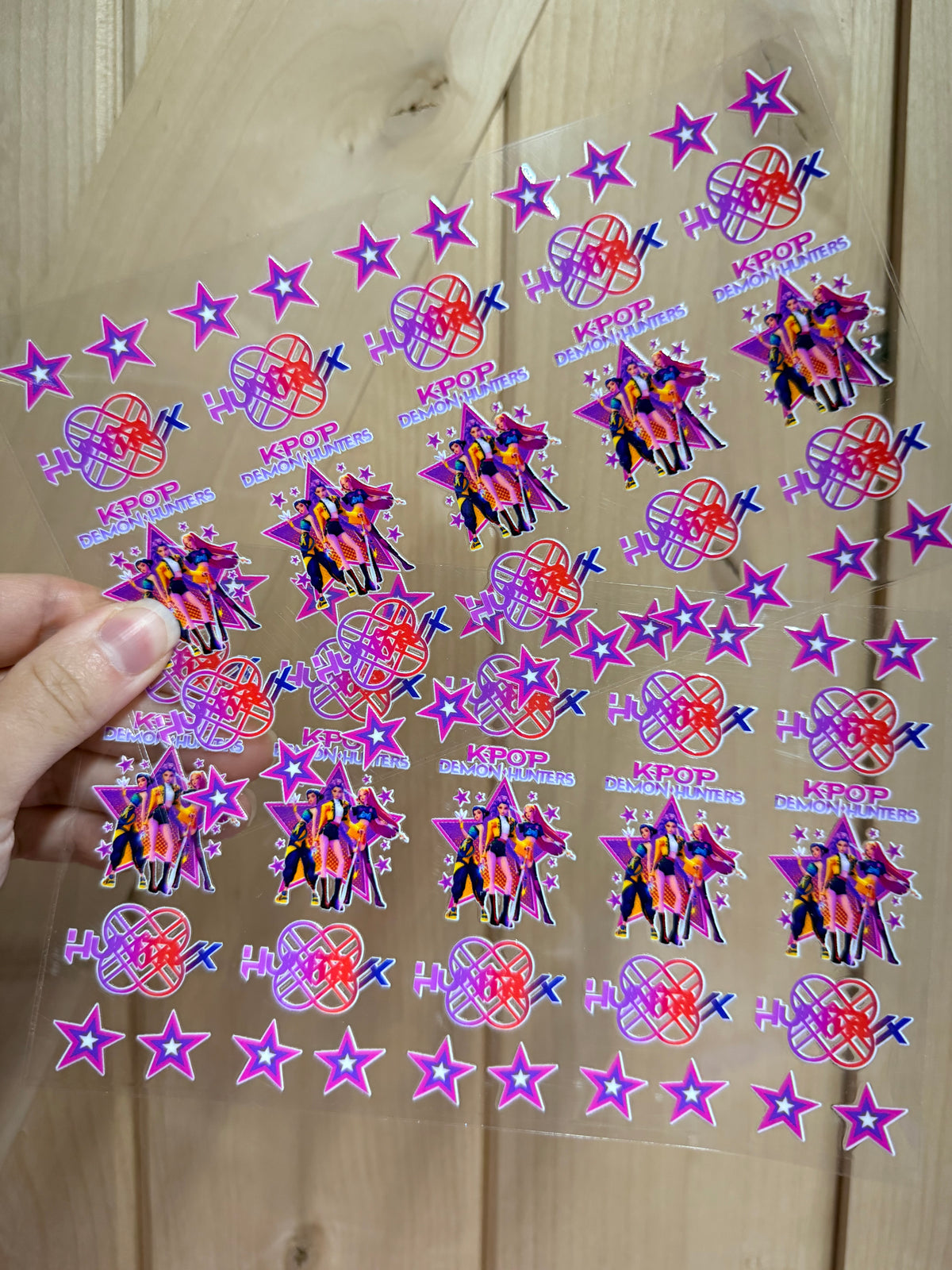 Uv DTF Pen & Bookmark wraps- 1 sheet 4 or 5pcs