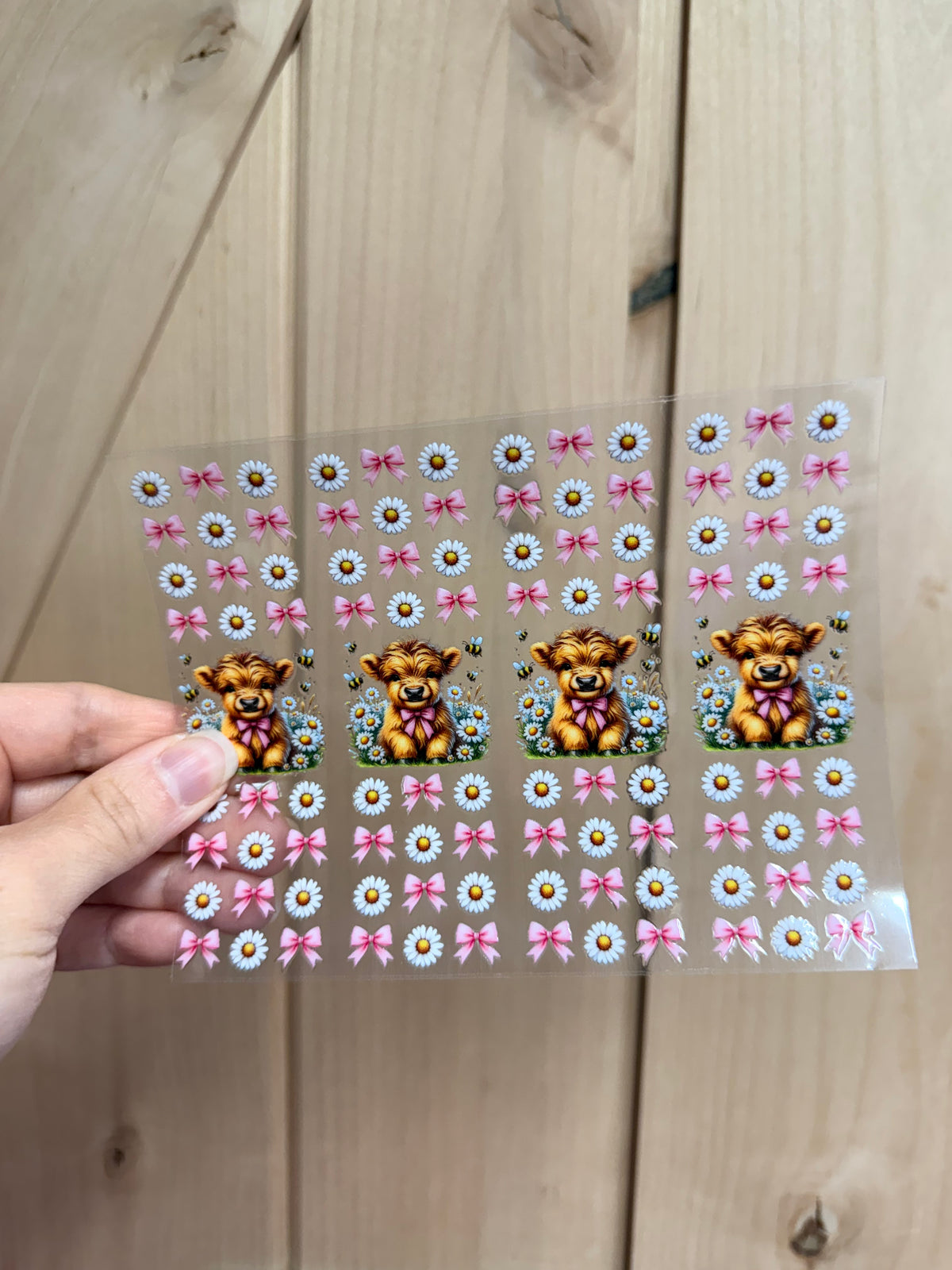 Uv DTF Pen & Bookmark wraps- 1 sheet 4 or 5pcs