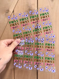 Uv DTF Pen & Bookmark wraps- 1 sheet 4 or 5pcs
