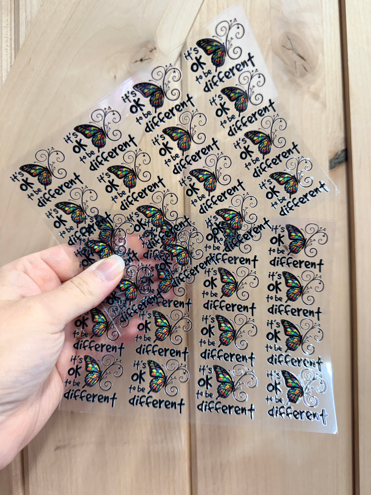 Uv DTF Pen & Bookmark wraps- 1 sheet 4 or 5pcs
