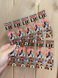 Uv DTF Pen & Bookmark wraps- 1 sheet 4 or 5pcs