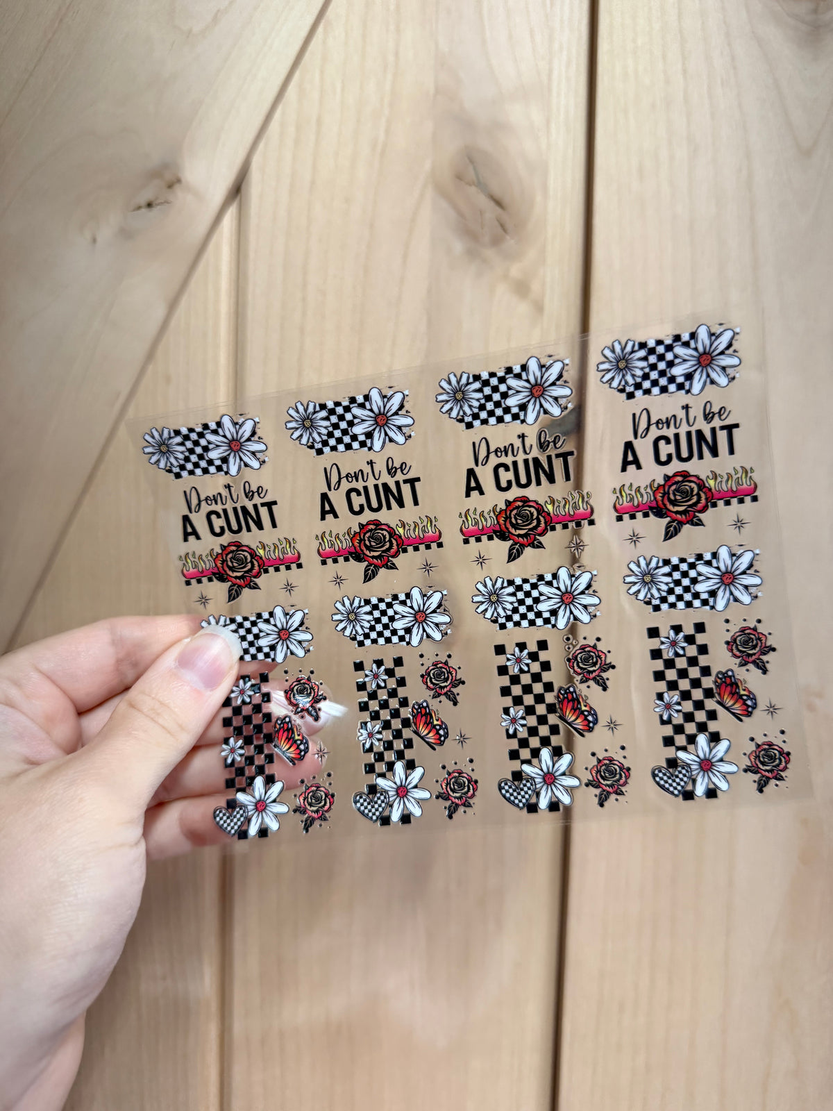 Uv DTF Pen & Bookmark wraps- 1 sheet 4 or 5pcs